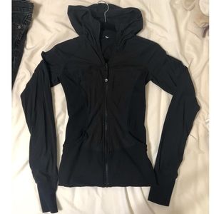 Lululemon black hooded zip up